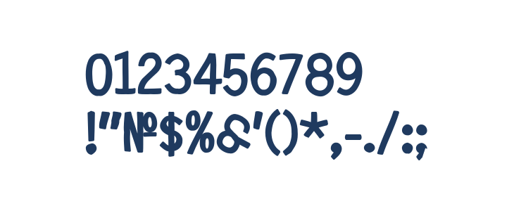 MKyrill-Bold Other Characters