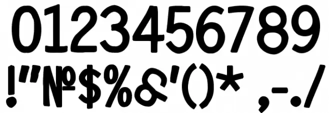 MKyrill-Bold Font OTHER CHARS