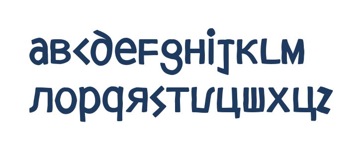 MKyrill-Bold Lowercase