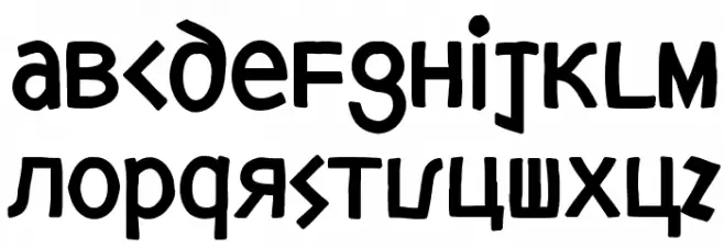 MKyrill-Bold Schriftart Kleinbuchstaben