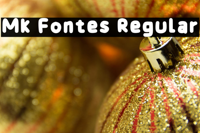 Mk Fontes Regular Example 1