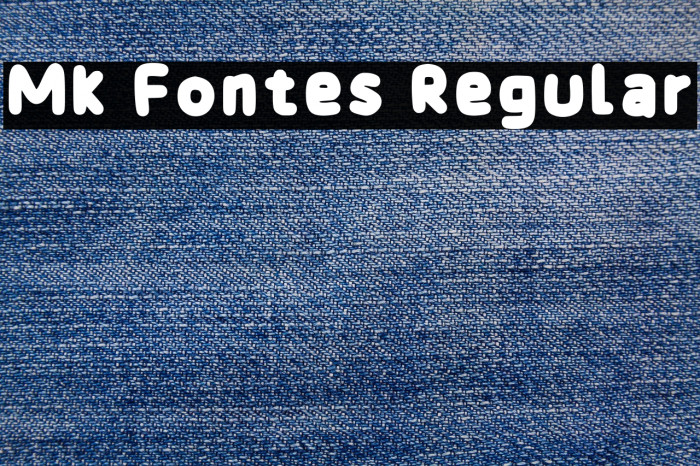 Mk Fontes Regular Example 3
