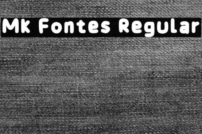Mk Fontes Regular Example 3