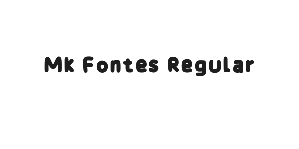 Mk Fontes Regular Logo