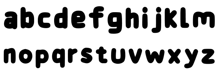 Mk Fontes Regular Font LOWERCASE
