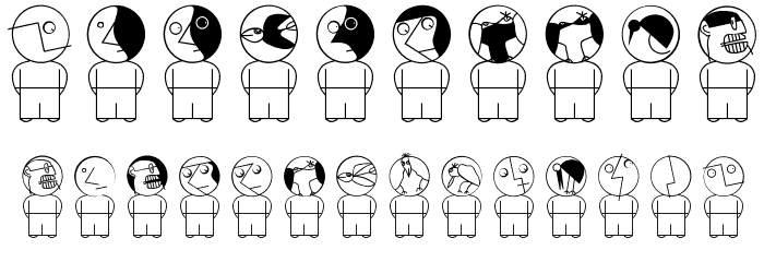 MkDrawingsPeople Font OTHER CHARS