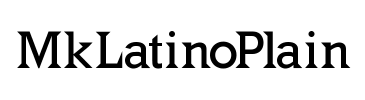 MkLatinoPlain  les polices de caractères gratuit tlcharger