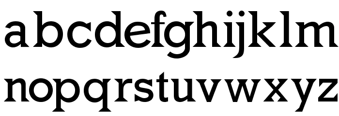 MkLatinoPlain Font LOWERCASE