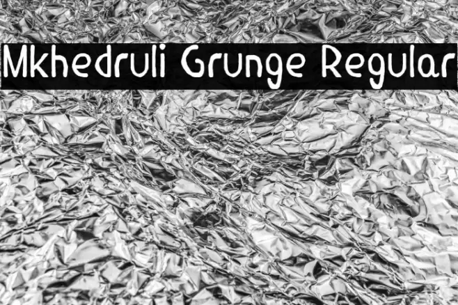 Mkhedruli Grunge Regular Font examples