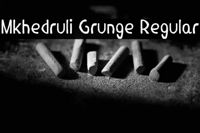 Mkhedruli Grunge Regular Font examples
