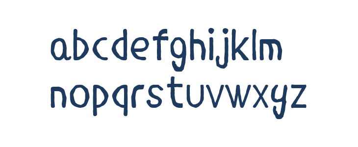 Mkhedruli Grunge Regular Lowercase