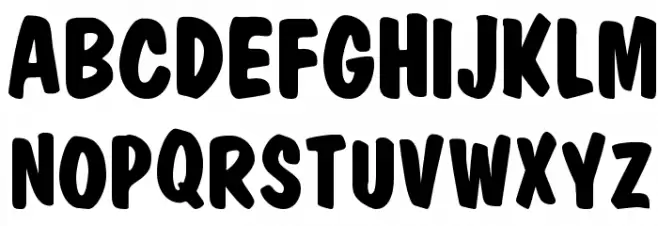 MktBold Plain: Schriftart Groß