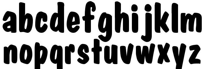 MktBold Plain: Font LOWERCASE
