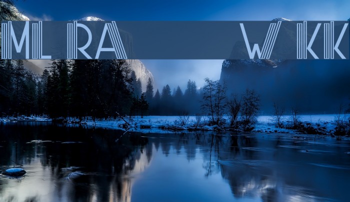 ML Rainbow KK Font examples