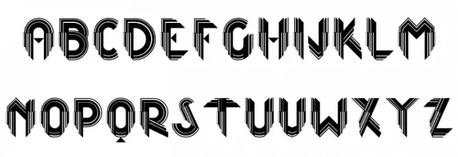 ML Roxy Initials KK Font Litere mari