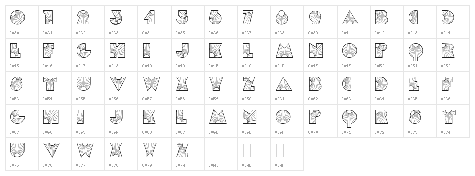 ML Sunglow KK Character Map