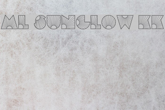 ML Sunglow KK Font examples