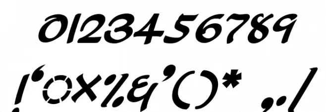 ML-TTJaya BoldItalic Font OTHER CHARS