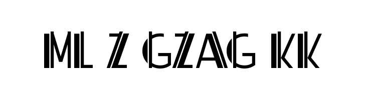 ML ZigZag KK Шрифта