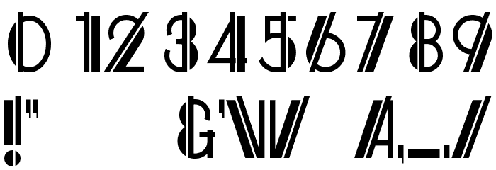 ML ZigZag KK Font OTHER CHARS