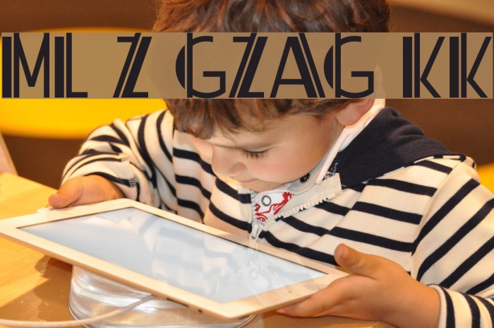 ML ZigZag KK Font examples