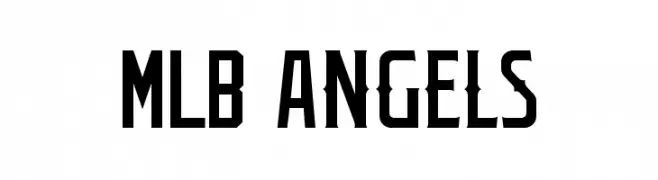 MLB Angels  Frei Schriftart Herunterladen
