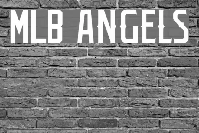 MLB Angels Font examples