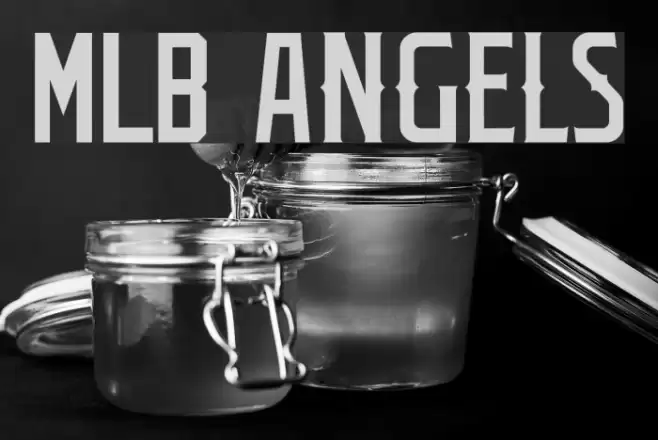 MLB Angels Font examples
