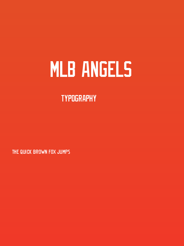 MLB Angels Poster