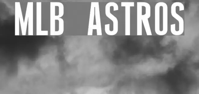 MLB Astros Example 1