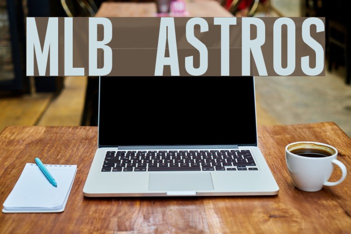 MLB Astros Font : Download Free for Desktop & Webfont