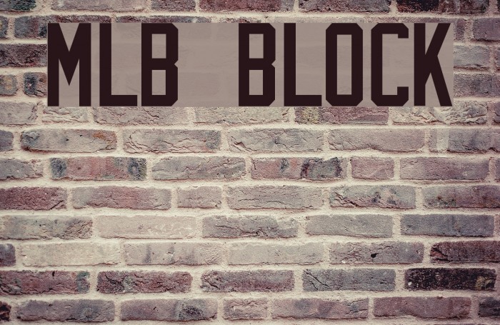 Block шрифт. Font Blocks.