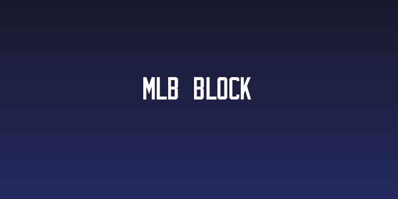 MLB Block Social Header