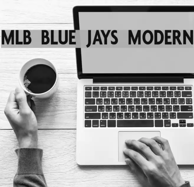 MLB Blue Jays Modern Font examples