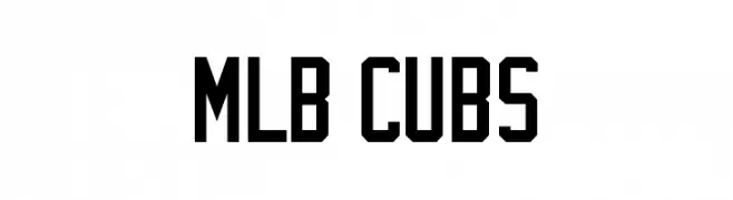 MLB Cubs  नि: शुल्क फ़ॉन्ट्स डाउनलोड