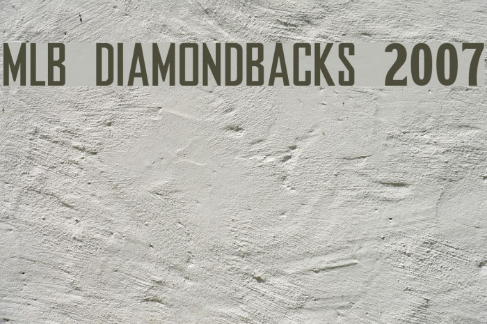 MLB Diamondbacks 2007 Fuentes examples