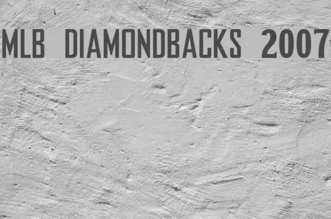 MLB Diamondbacks 2007 Fuentes examples