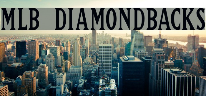 MLB Diamondbacks Font examples