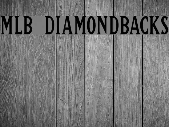 MLB Diamondbacks Example 3
