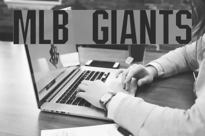 MLB Giants Font examples