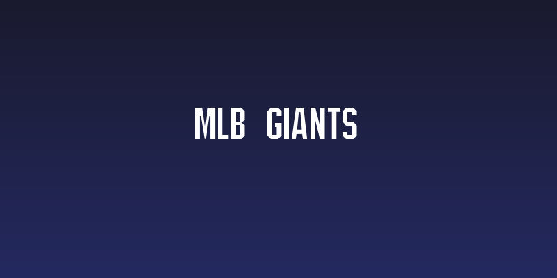 MLB Giants Social Header
