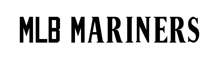 retro seattle mariners font