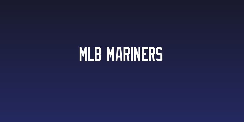 MLB Mariners Social Header