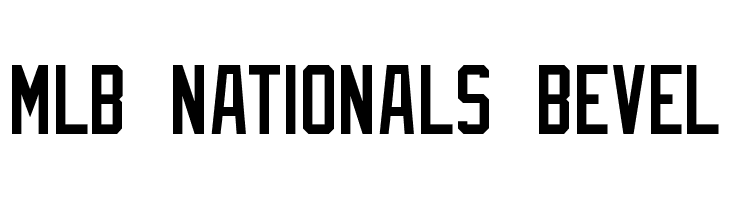 MLB Nationals Bevel  لخطوط تنزيل