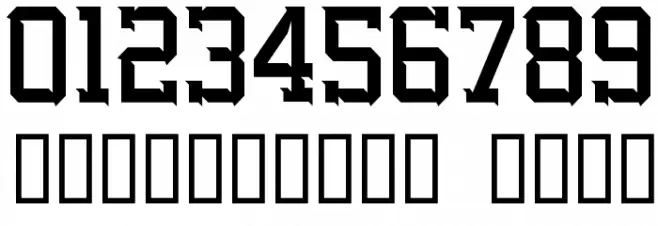 MLB Nationals Reverse Bevel Font OTHER CHARS