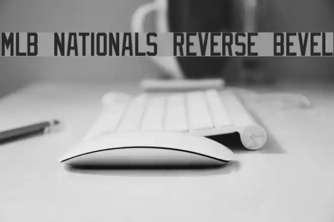MLB Nationals Reverse Bevel Font examples