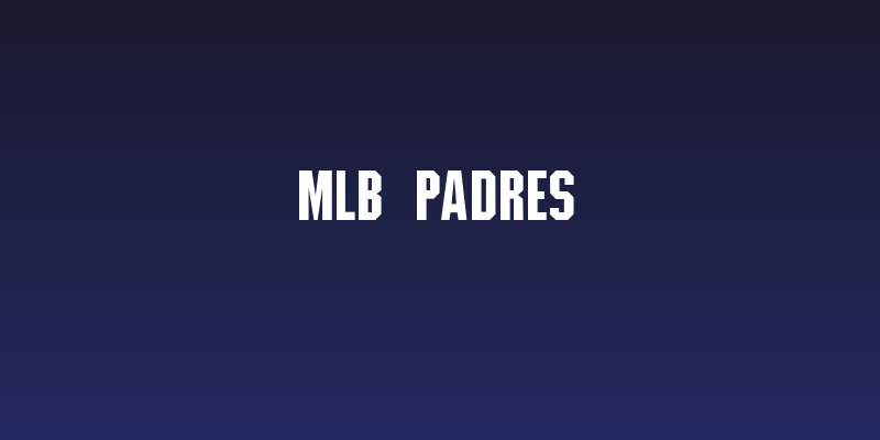 MLB Padres Social Header