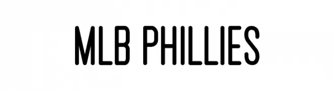 MLB Phillies  les polices de caractères gratuit tlcharger