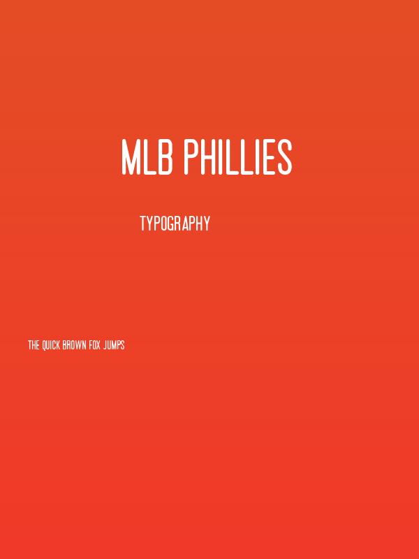 MLB Phillies Poster
