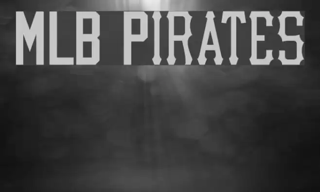 MLB Pirates Font examples